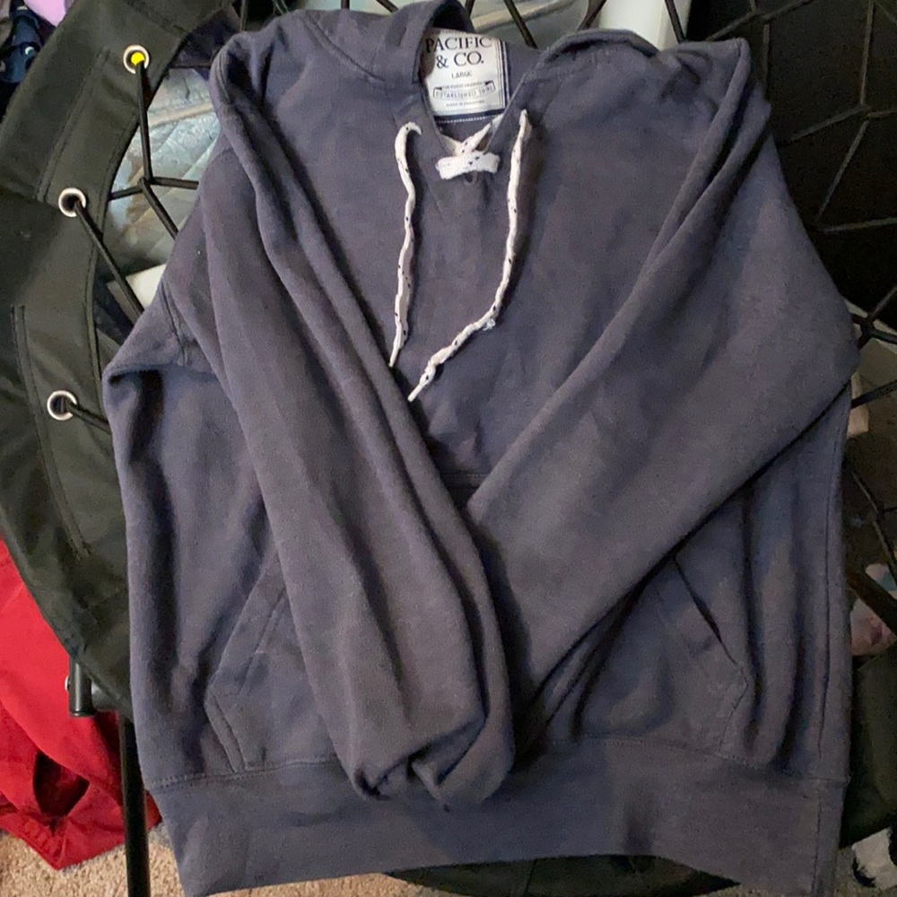 Plain gray hoodie